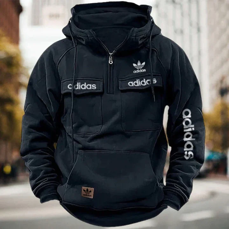 Sweat à Capuche - Style Urbain et Fonctionnel