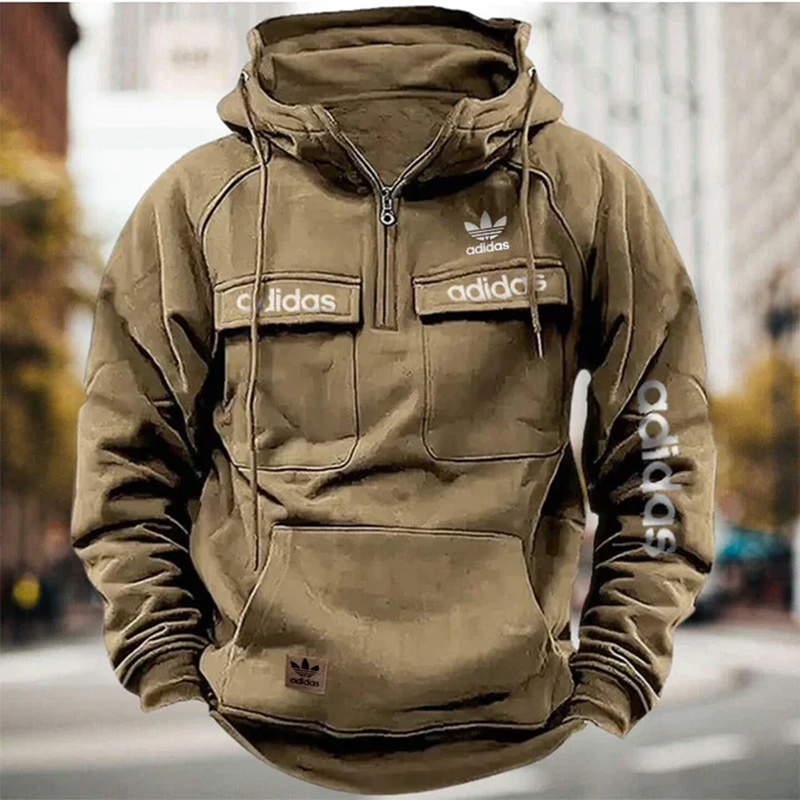 Sweat à Capuche - Style Urbain et Fonctionnel