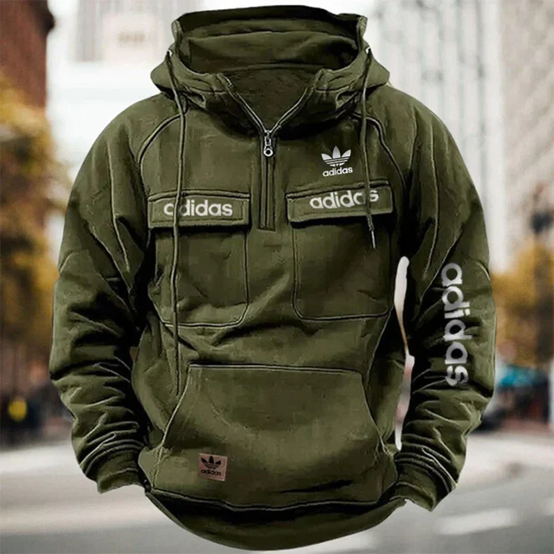 Sweat à Capuche - Style Urbain et Fonctionnel