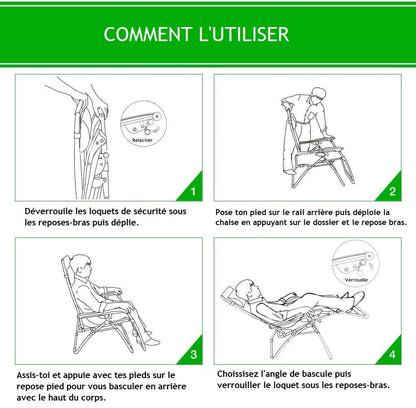 Chaise Pliante Zéro Gravité