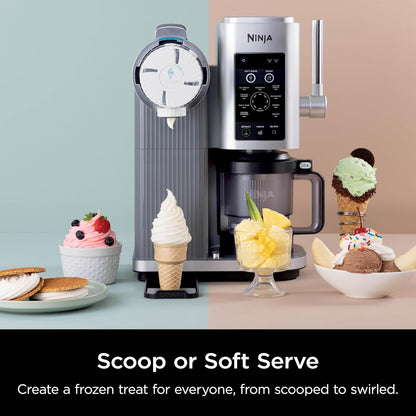 Sorbetière Ninja Swirl 13-en-1 pour crèmes glacées et desserts mous