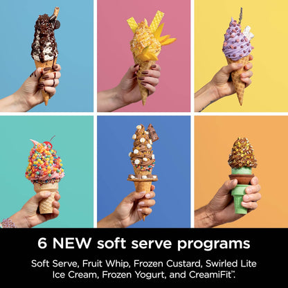 Sorbetière Ninja Swirl 13-en-1 pour crèmes glacées et desserts mous